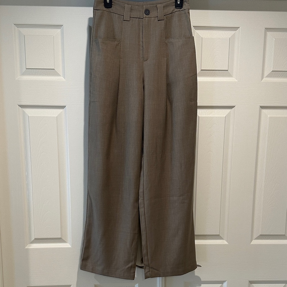Commense Women's Classic Brown Dress Pants